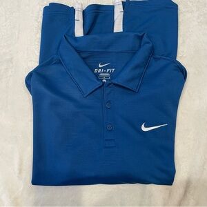 Nike Men's Royal Blue Dri-FIT Polo